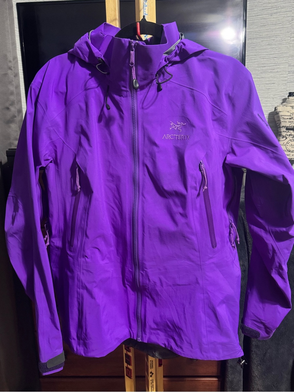 Arc'teryx Beta AR Women's GORE-TEX Pro Shell Jacket – Size Large (Purple)
